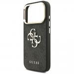 Carcasa Guess 4G Big 4G Classic Logo Big Strap Metal Buttons compatibila cu iPhone 17 Pro, Negru 7 - lerato.ro
