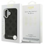 Carcasa Guess Peony Hot Stamp cu MagSafe compatibila cu iPhone 17, Negru 9 - lerato.ro