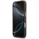 Carcasa Guess Peony Hot Stamp cu MagSafe compatibila cu iPhone 17, Maro 6 - lerato.ro