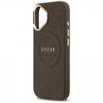 Carcasa Guess Peony Hot Stamp cu MagSafe compatibila cu iPhone 17, Maro 7 - lerato.ro