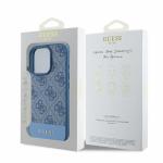 Carcasa Guess 4G Bottom Strip compatibila cu iPhone 16 Pro, Albastru 6 - lerato.ro