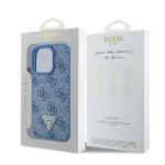 Carcasa Guess 4G Triangle Strass cu MagSafe compatibila cu iPhone 16 Pro Max, Albastru 9 - lerato.ro