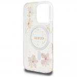 Carcasa Guess Resin Flowers cu MagSafe compatibila cu iPhone 16 Pro Max, Roz 8 - lerato.ro
