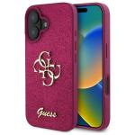 Carcasa Guess Fixed Glitter Big 4G compatibila cu iPhone 16, Mov 4 - lerato.ro