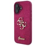 Carcasa Guess Fixed Glitter Big 4G compatibila cu iPhone 16, Mov 3 - lerato.ro
