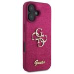 Carcasa Guess Fixed Glitter Big 4G compatibila cu iPhone 16, Mov 5 - lerato.ro