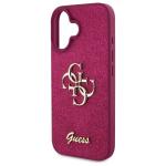 Carcasa Guess Fixed Glitter Big 4G compatibila cu iPhone 16, Mov 7 - lerato.ro