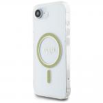 Carcasa Guess IML Glitter Circle cu MagSafe compatibila cu iPhone 16e, Transparent 3 - lerato.ro
