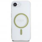 Carcasa Guess IML Glitter Circle cu MagSafe compatibila cu iPhone 16e, Transparent 2 - lerato.ro