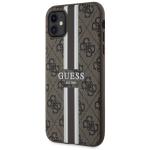 Carcasa Guess 4G Printed Stripes cu MagSafe compatibila cu iPhone 11 / XR, Maro 3 - lerato.ro