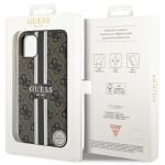 Carcasa Guess 4G Printed Stripes cu MagSafe compatibila cu iPhone 11 / XR, Maro 9 - lerato.ro
