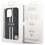 Carcasa Guess 4G Printed Stripes cu MagSafe compatibila cu iPhone 13 Pro / 13, Negru 9 - lerato.ro