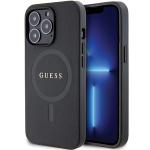 Carcasa Guess Saffiano cu MagSafe compatibila cu iPhone 13 Pro / 13, Negru 4 - lerato.ro