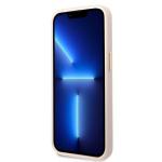 Carcasa Guess 4G Logo Plate cu MagSafe compatibila cu iPhone 13 Pro / 13, Roz 6 - lerato.ro