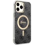 Carcasa Guess 4G cu MagSafe compatibila cu iPhone 13 Pro Max, Negru 5 - lerato.ro