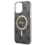 Carcasa Guess 4G cu MagSafe compatibila cu iPhone 13 Pro Max, Negru 7 - lerato.ro
