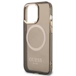 Carcasa Guess Gold Outline Translucent cu MagSafe compatibila cu iPhone 13 Pro Max, Negru 7 - lerato.ro