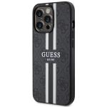 Carcasa Guess 4G Printed Stripes cu MagSafe compatibila cu iPhone 13 Pro Max, Negru 3 - lerato.ro