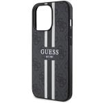 Carcasa Guess 4G Printed Stripes cu MagSafe compatibila cu iPhone 13 Pro Max, Negru 7 - lerato.ro