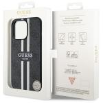 Carcasa Guess 4G Printed Stripes cu MagSafe compatibila cu iPhone 13 Pro Max, Negru 9 - lerato.ro