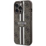 Carcasa Guess 4G Printed Stripes cu MagSafe compatibila cu iPhone 13 Pro Max, Maro 3 - lerato.ro