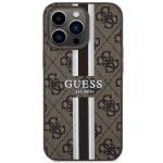 Carcasa Guess 4G Printed Stripes cu MagSafe compatibila cu iPhone 13 Pro Max, Maro 2 - lerato.ro