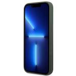 Carcasa Guess Silicon Logo Plate cu MagSafe compatibila cu iPhone 13 Pro Max, Verde 6 - lerato.ro