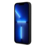 Carcasa Guess Silicone Logo Plate cu MagSafe compatibila cu iPhone 13 Pro Max, Negru 6 - lerato.ro