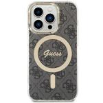 Carcasa Guess 4G cu MagSafe compatibila cu iPhone 14 Pro, Negru 3 - lerato.ro