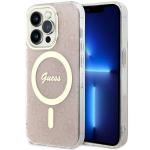 Carcasa Guess 4G cu MagSafe compatibila cu iPhone 14 Pro, Roz 4 - lerato.ro