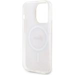 Carcasa Guess 4G cu MagSafe compatibila cu iPhone 14 Pro, Roz 8 - lerato.ro
