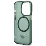 Carcasa Guess Gold Outline Translucent cu MagSafe compatibila cu iPhone 14 Pro, Verde 8 - lerato.ro
