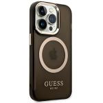 Carcasa Guess Gold Outline Translucent cu MagSafe compatibila cu iPhone 14 Pro, Negru 5 - lerato.ro