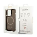 Carcasa Guess Gold Outline Translucent cu MagSafe compatibila cu iPhone 14 Pro, Negru 9 - lerato.ro