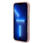 Carcasa Guess Gold Outline Translucent cu MagSafe compatibila cu iPhone 14 Pro, Roz 6 - lerato.ro