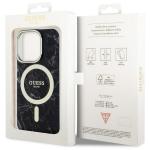 Carcasa Guess Golden Marble cu MagSafe compatibila cu iPhone 14 Pro, Negru 9 - lerato.ro