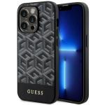 Carcasa Guess GCube Stripes cu MagSafe compatibila cu iPhone 14 Pro, Negru 4 - lerato.ro