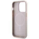 Carcasa Guess GCube Stripes cu MagSafe compatibila cu iPhone 14 Pro, Roz 8 - lerato.ro