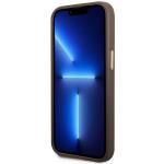 Carcasa Guess 4G Logo Plate cu MagSafe compatibila cu iPhone 14 Pro, Maro 6 - lerato.ro