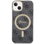 Carcasa Guess 4G cu MagSafe compatibila cu iPhone 14 Plus / 15 Plus, Negru 2 - lerato.ro