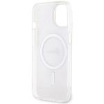 Carcasa Guess 4G cu MagSafe compatibila cu iPhone 14 Plus / 15 Plus, Roz 8 - lerato.ro