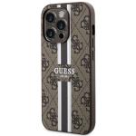 Carcasa Guess 4G Printed Stripes cu MagSafe compatibila cu iPhone 14 Pro, Maro 3 - lerato.ro