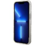 Carcasa Guess Flower cu MagSafe compatibila cu iPhone 14 Plus / 15 Plus, Roz 6 - lerato.ro