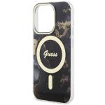 Carcasa Guess Golden Marble cu MagSafe compatibila cu iPhone 14 Pro, Black 7 - lerato.ro