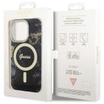 Carcasa Guess Golden Marble cu MagSafe compatibila cu iPhone 14 Pro, Black 9 - lerato.ro