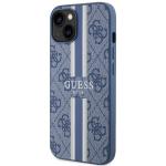 Carcasa Guess 4G Printed Stripes cu MagSafe compatibila cu iPhone 14 Plus / 15 Plus, Albastru 3 - lerato.ro