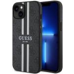 Carcasa Guess 4G Printed Stripes cu MagSafe compatibila cu iPhone 14 Plus / 15 Plus, Negru 4 - lerato.ro