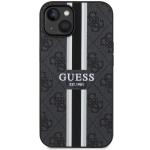 Carcasa Guess 4G Printed Stripes cu MagSafe compatibila cu iPhone 14 Plus / 15 Plus, Negru 2 - lerato.ro