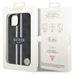 Carcasa Guess 4G Printed Stripes cu MagSafe compatibila cu iPhone 14 Plus / 15 Plus, Negru 9 - lerato.ro
