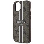 Carcasa Guess 4G Printed Stripes cu MagSafe compatibila cu iPhone 14 Plus / 15 Plus, Maro 7 - lerato.ro